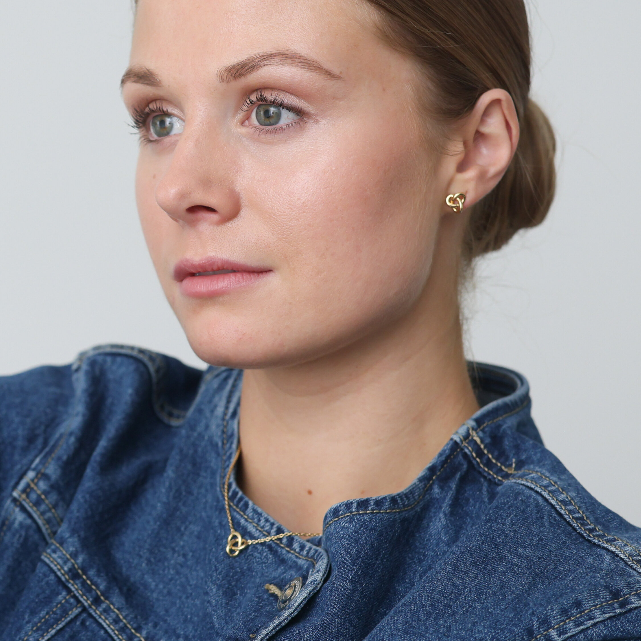 Bonded halsband förgyllt