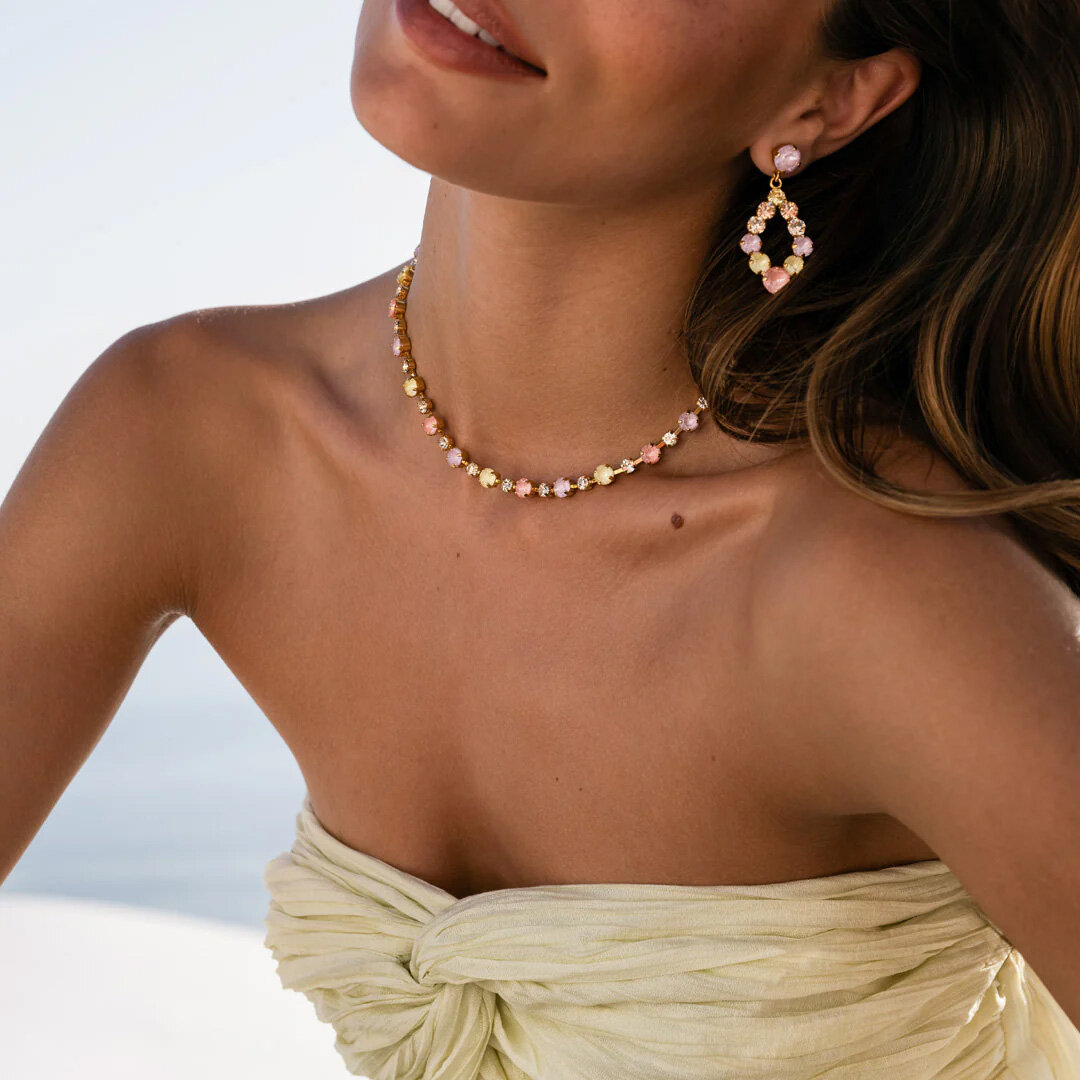 Mini Delia Earrings Gold Dreamscape Combo