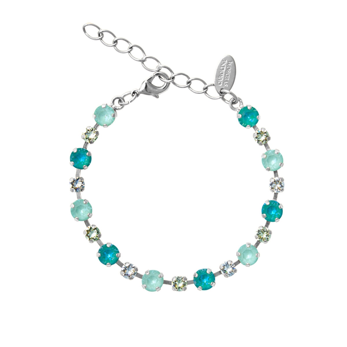 Calanthe Bracelet Rhodium / Laguna Combo 