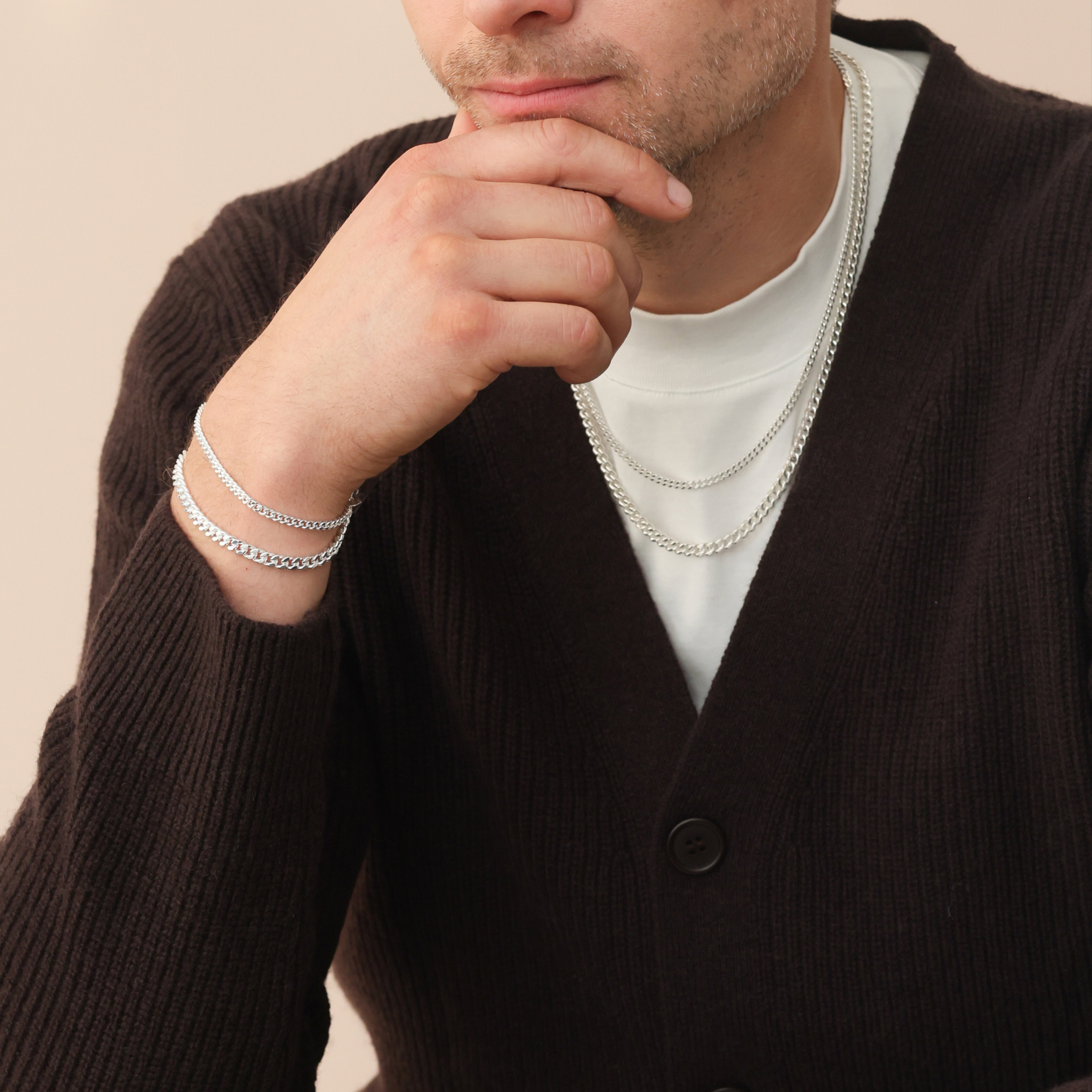 Pansarlänk 5,1 mm 18 cm