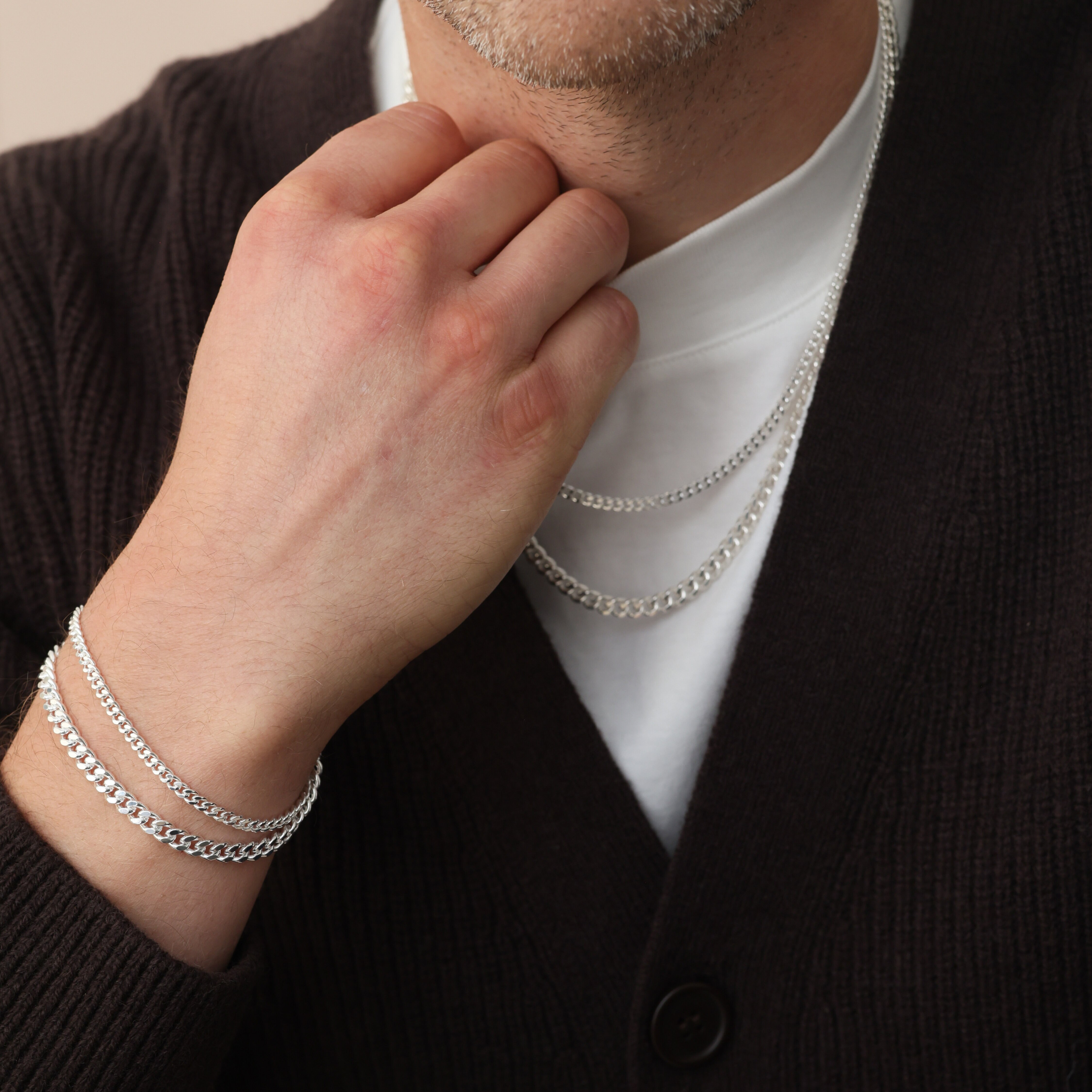 Pansarlänk 5,1 mm 18 cm