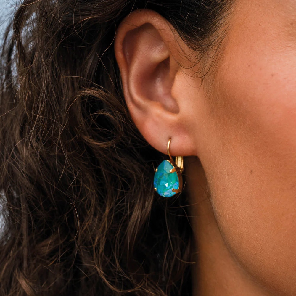 Mini Drop Clasp Earrings / Laguna Delite 