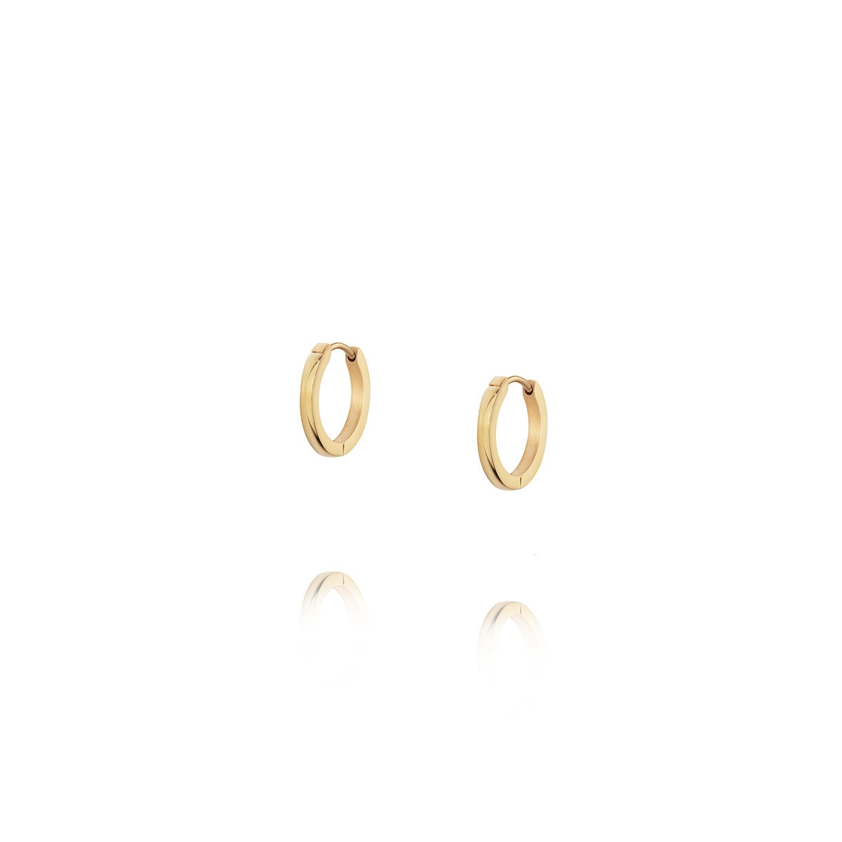 Classic Gold Hoops Medium