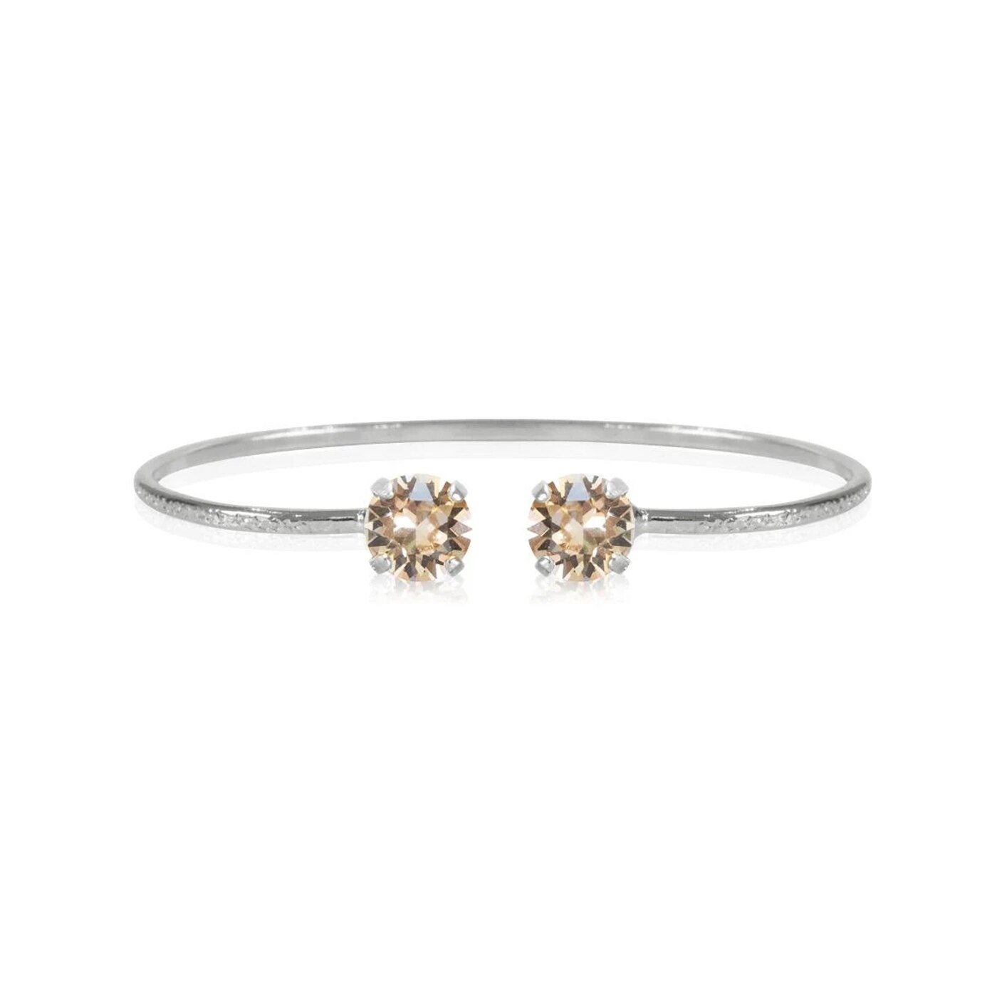 Classic Petite Bracelet Rhodium Silk