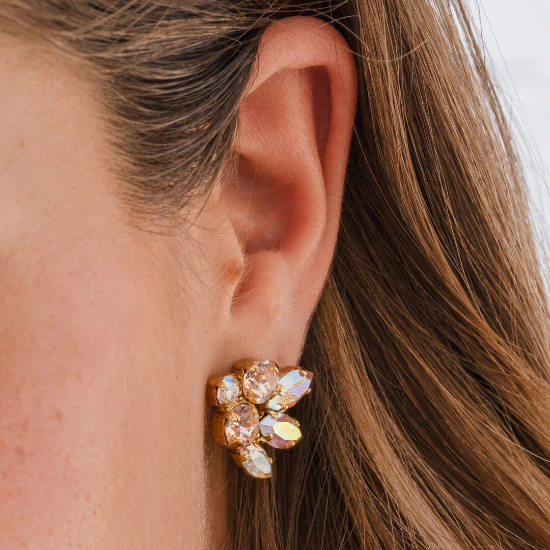 Cora Earcuffs Gold Aurore Boreale