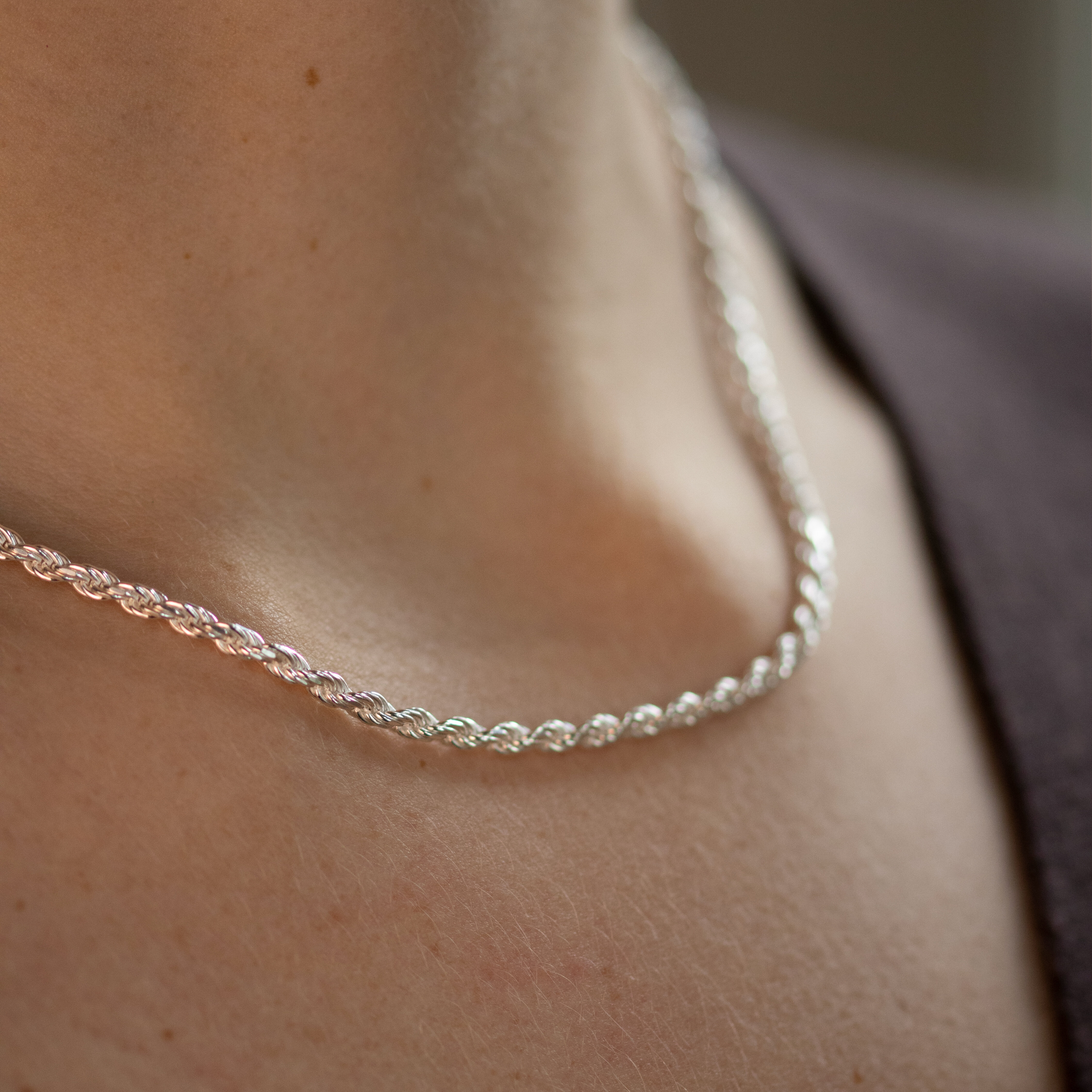 Cordel halsband 42cm