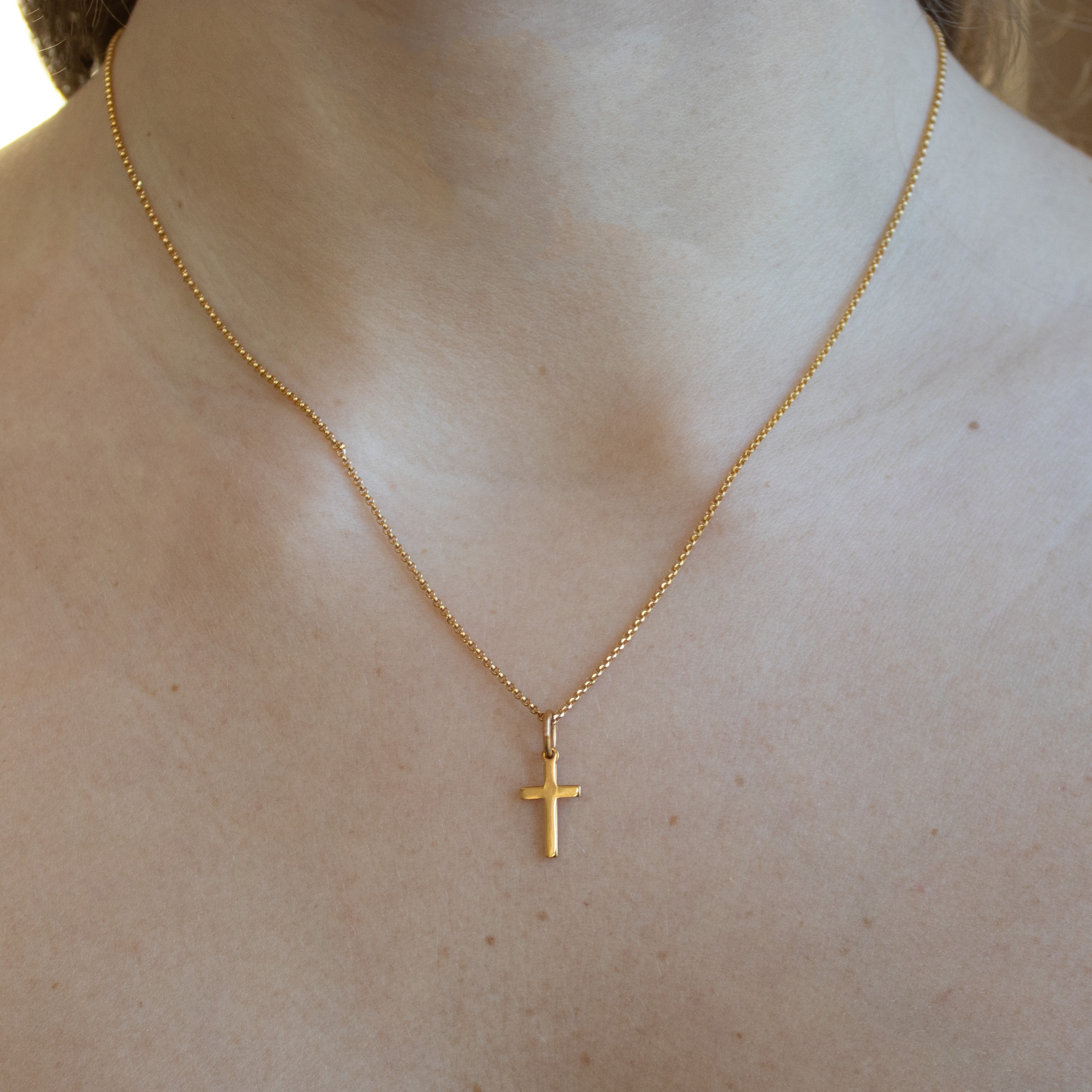 Faith Mini förgyllt halsband