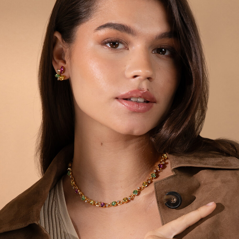 Clare Earrings / Autumn Bloom Combo