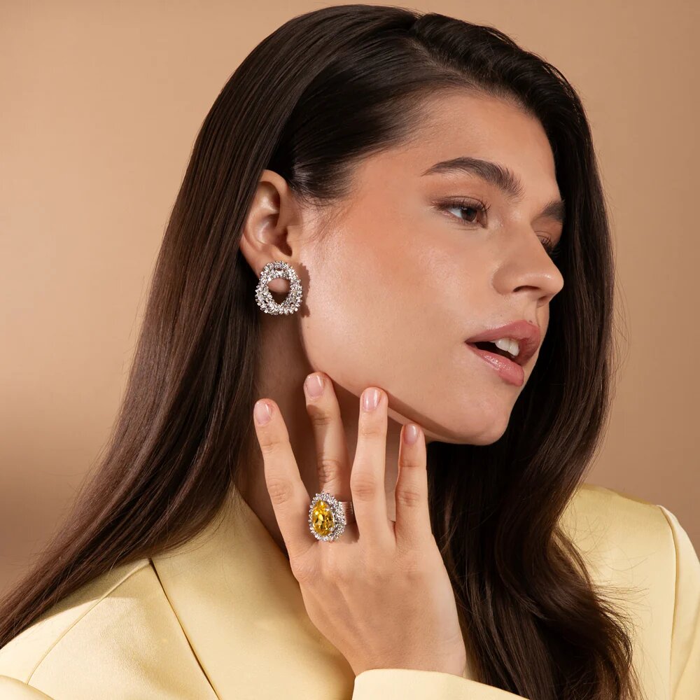 Classic Gemma Ring / ReCreated™ Dark Jonquil
