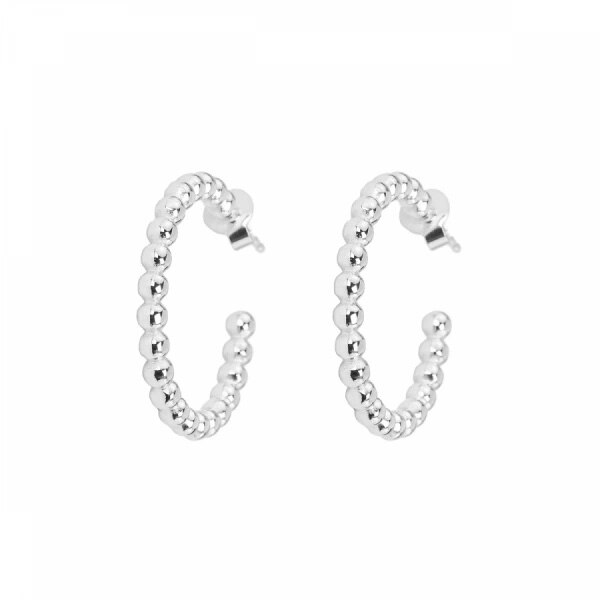 Globe Hoops Silver