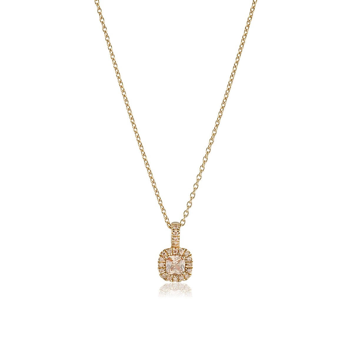 Glamorous halsband - champagne