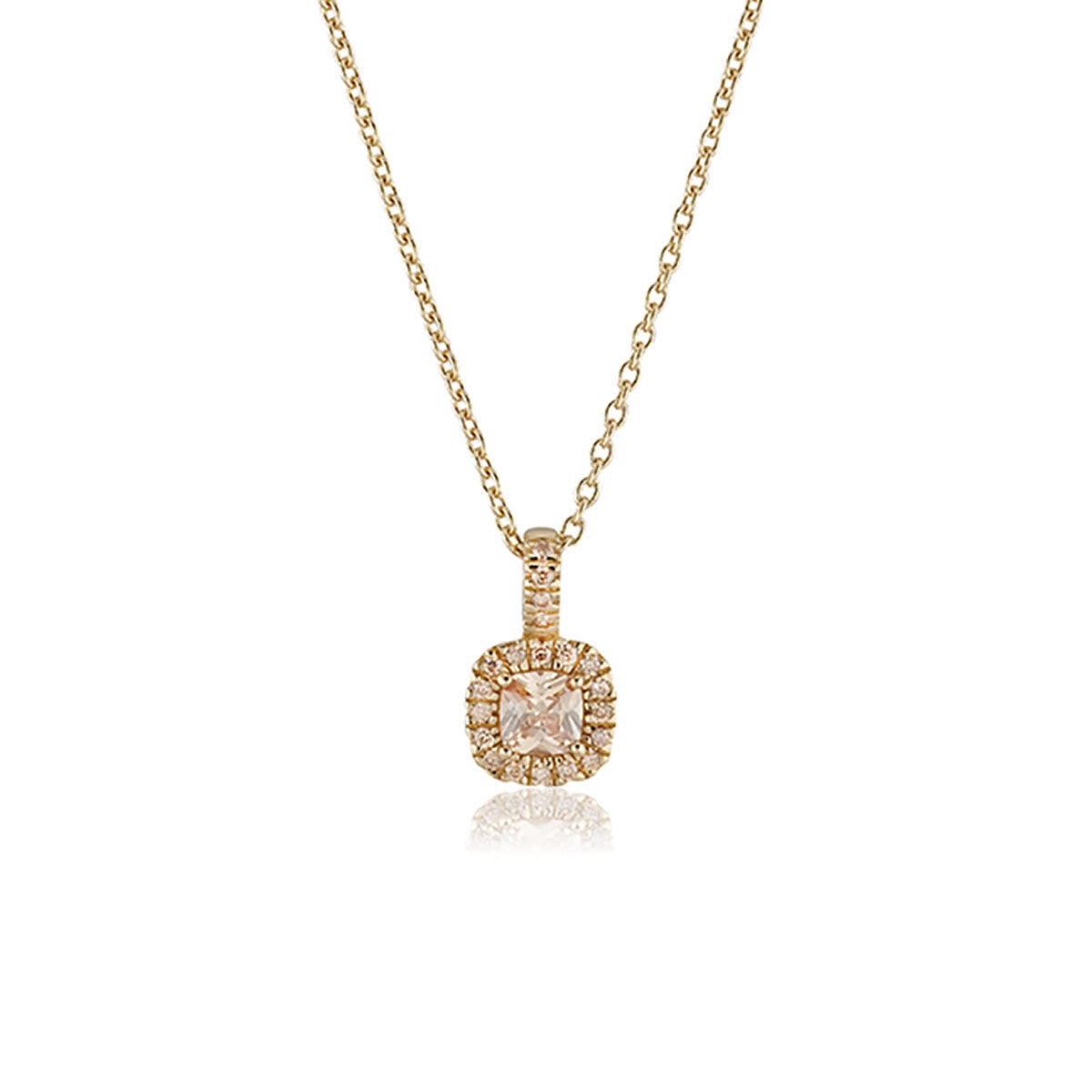 Glamorous halsband - champagne