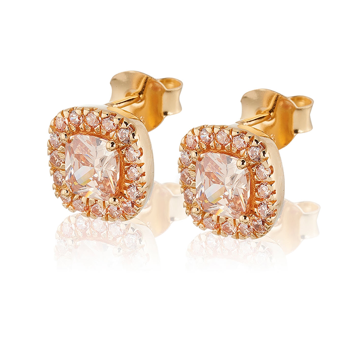Glamorous - champagne Örhängen studs