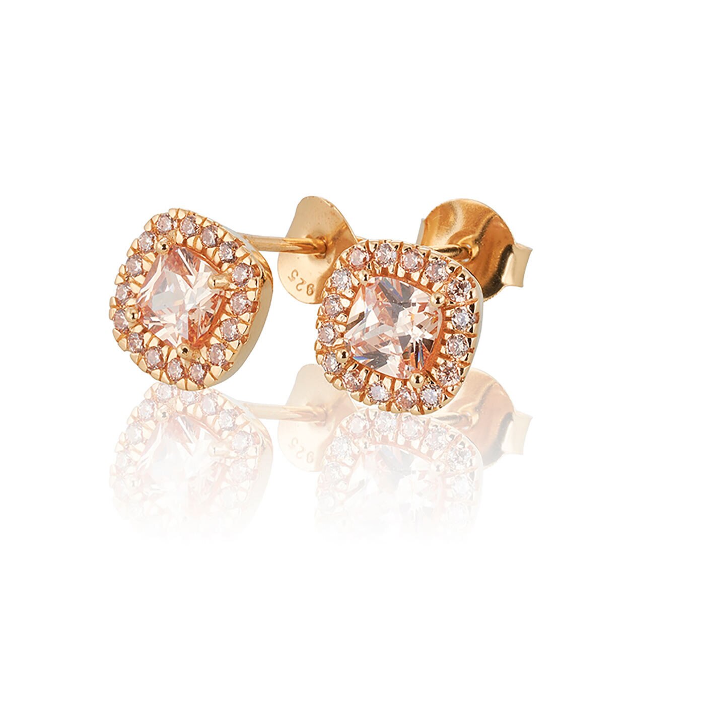 Glamorous - champagne Örhängen studs