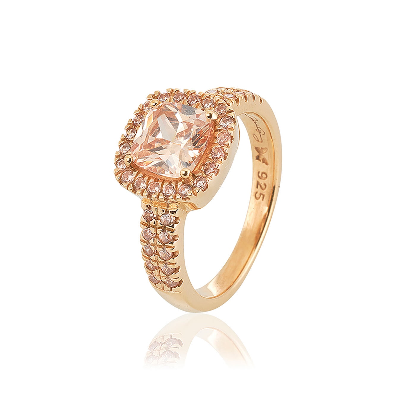 Glamorous - champagne Ring strl 18,5