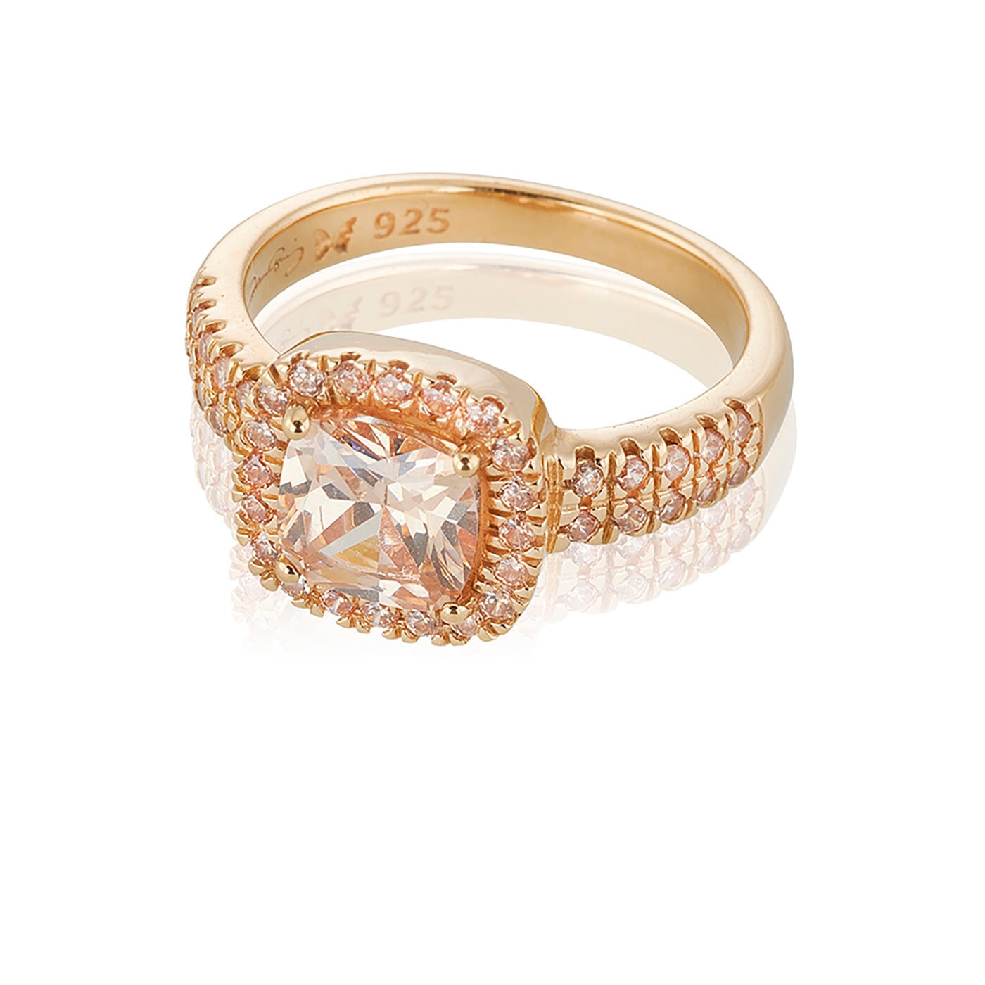 Glamorous - champagne Ring strl 18,5