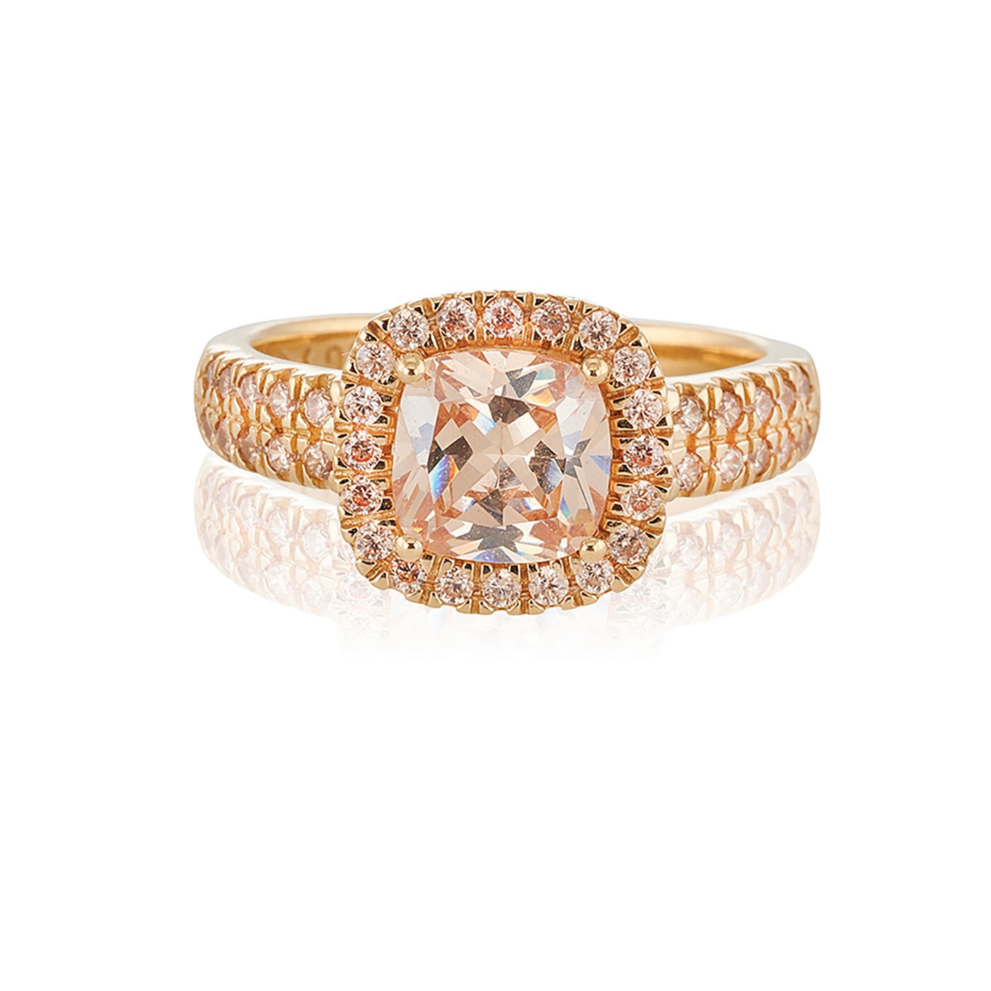 Glamorous - champagne Ring strl 18,5
