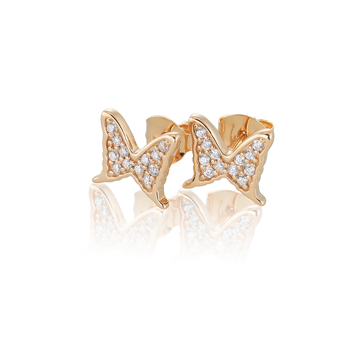 Petite papillion sparkling Örhängen