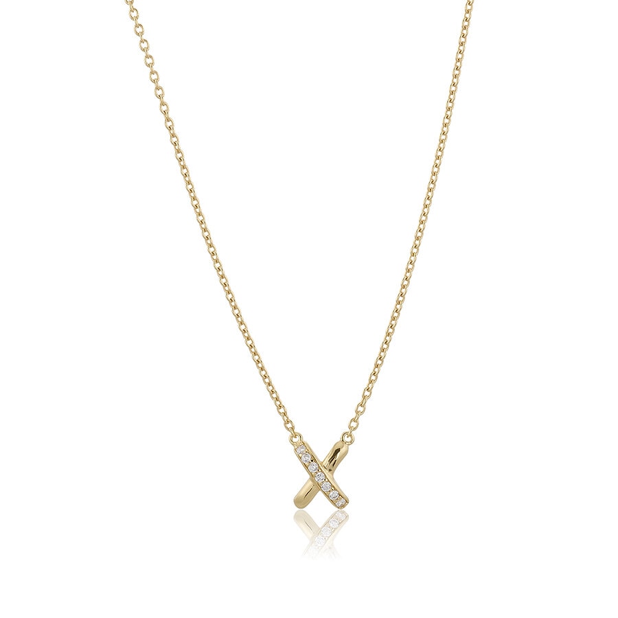 Cross my heart Halsband Förgylld
