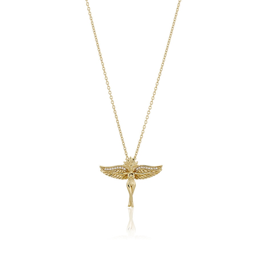 Goddess of love Halsband Förgylld