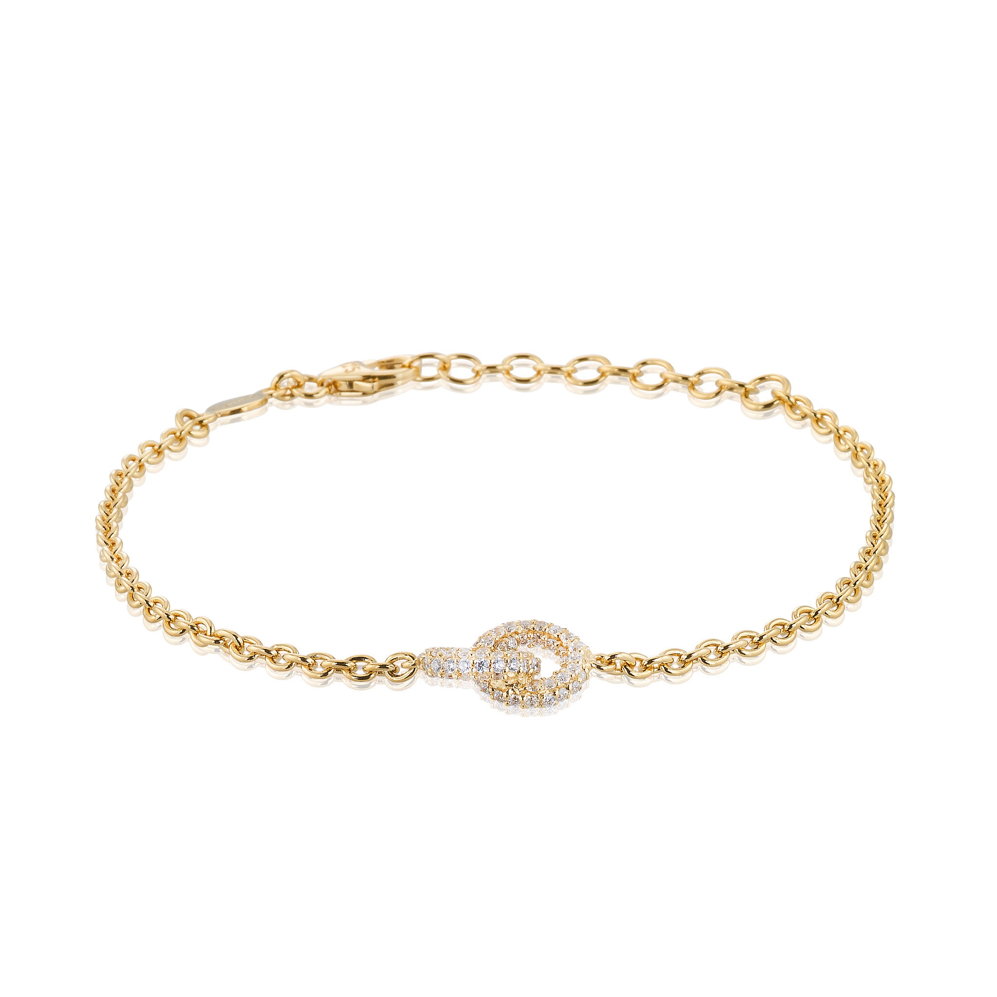 The knot sparkling mini armband
