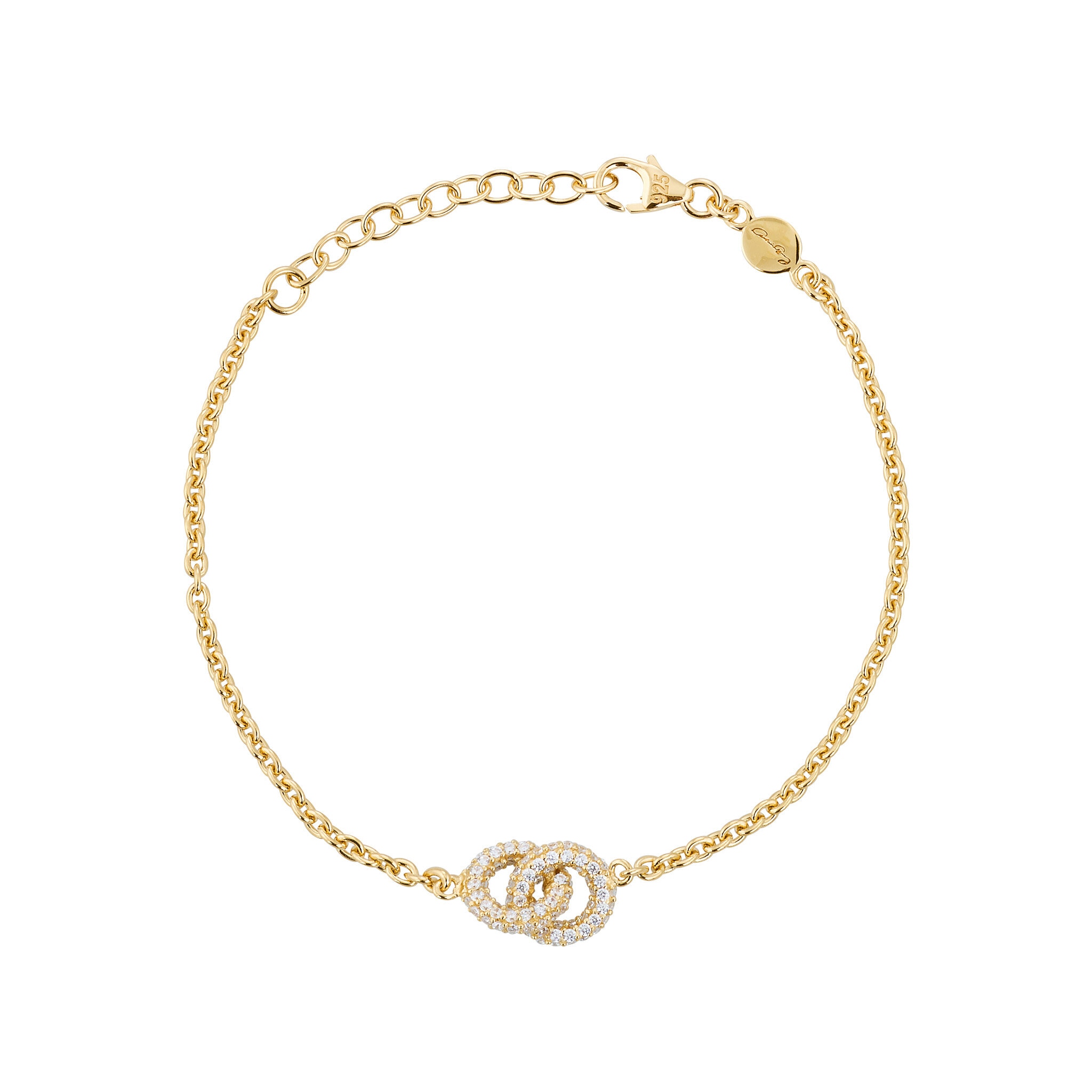 The knot sparkling mini armband