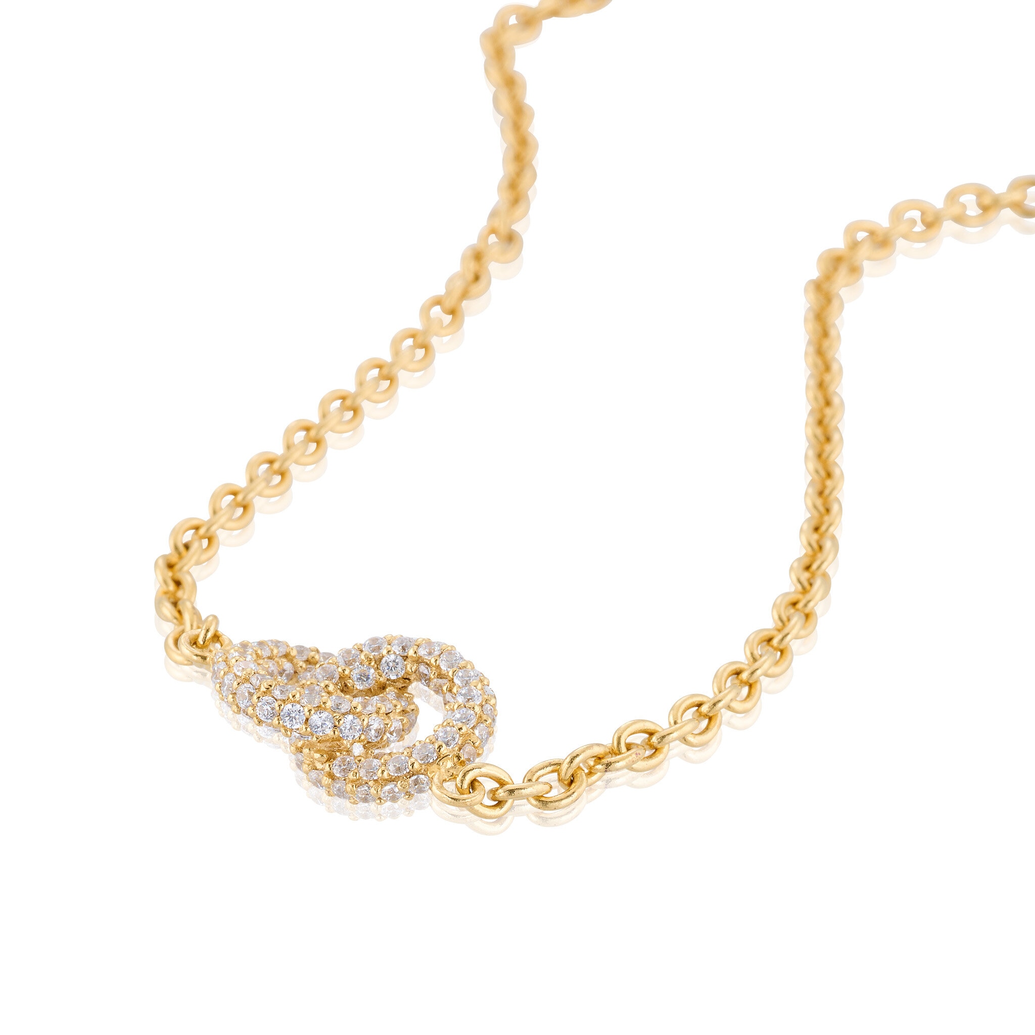 The knot sparkling mini halsband