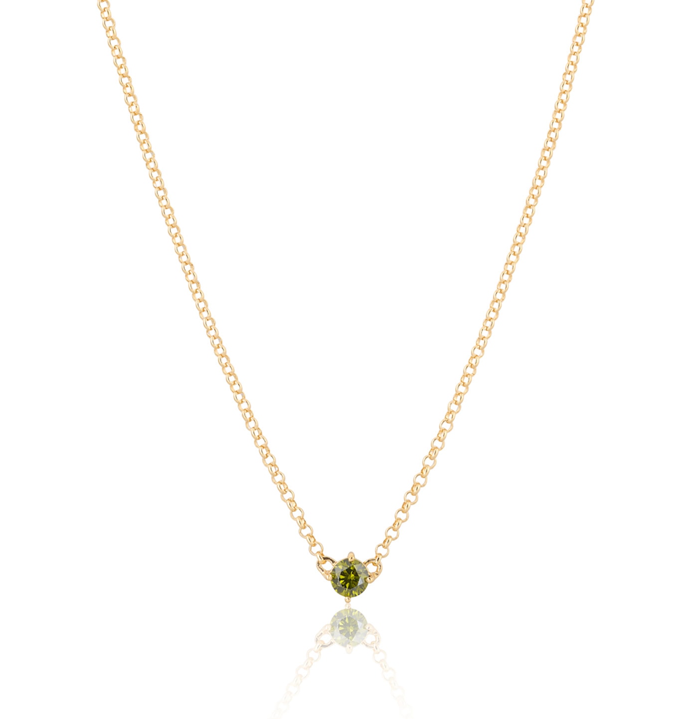 Time to glow mini halsband - green