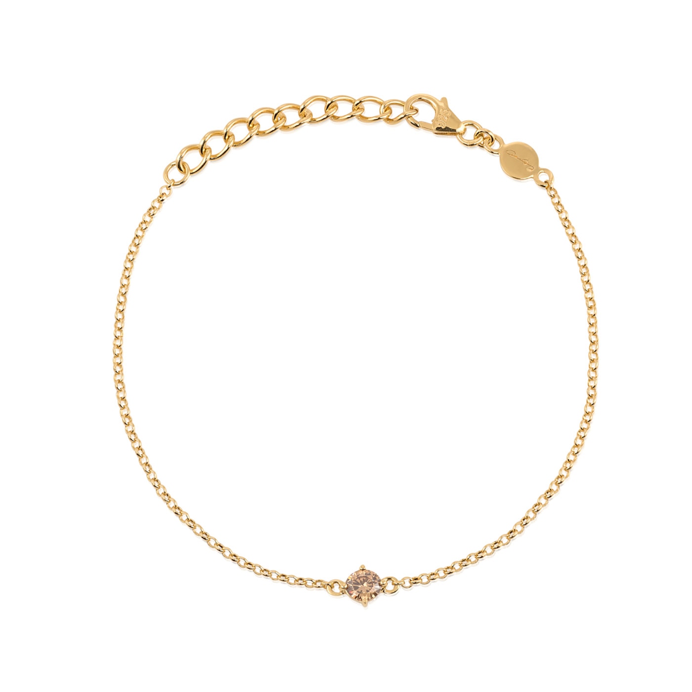 Time to glow mini armband - champagne