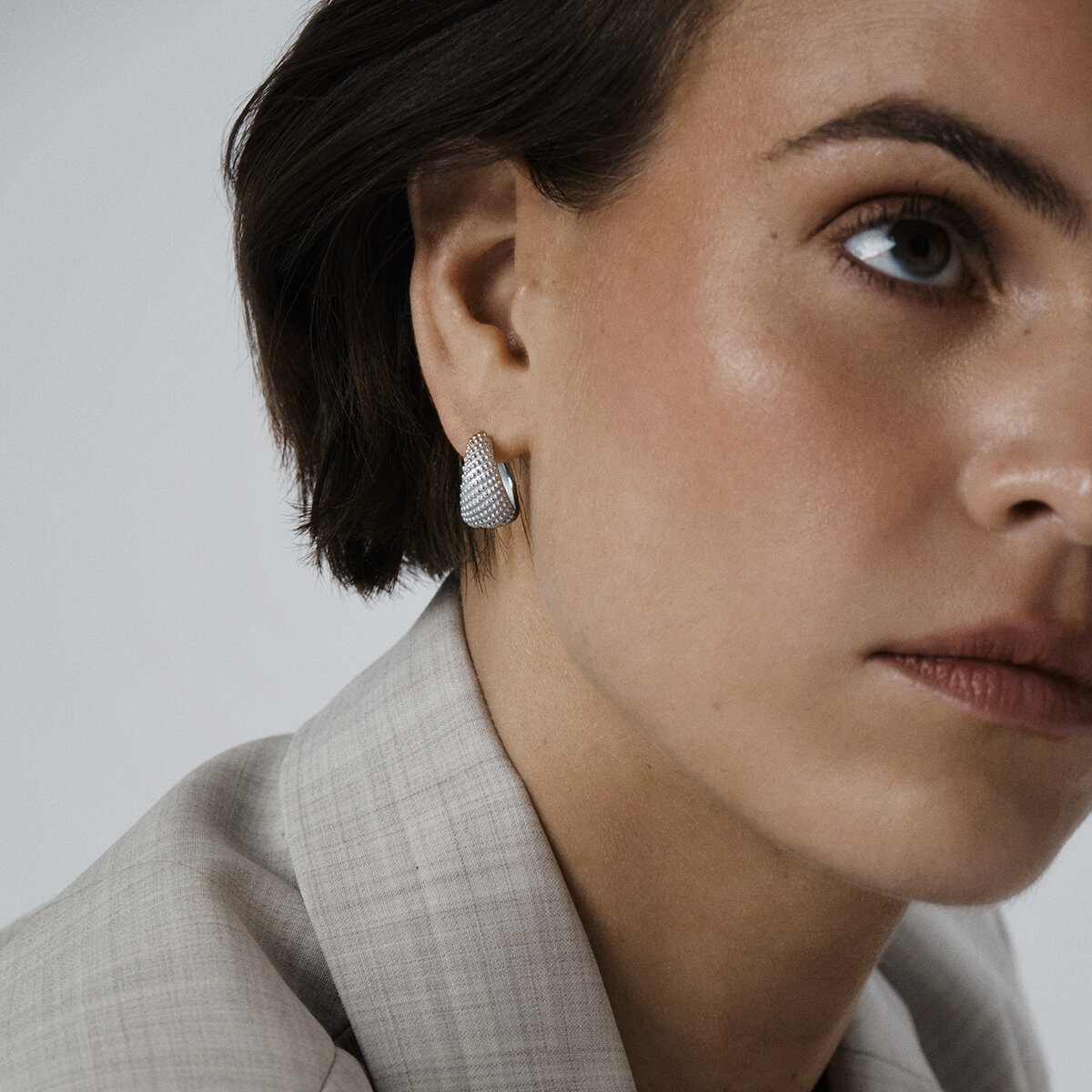 Honey Hoops Silver Large