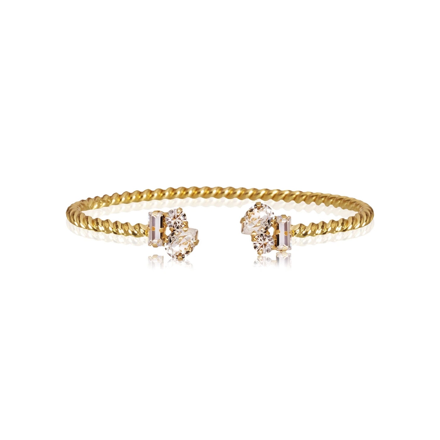 Isa Bracelet Gold Crystal