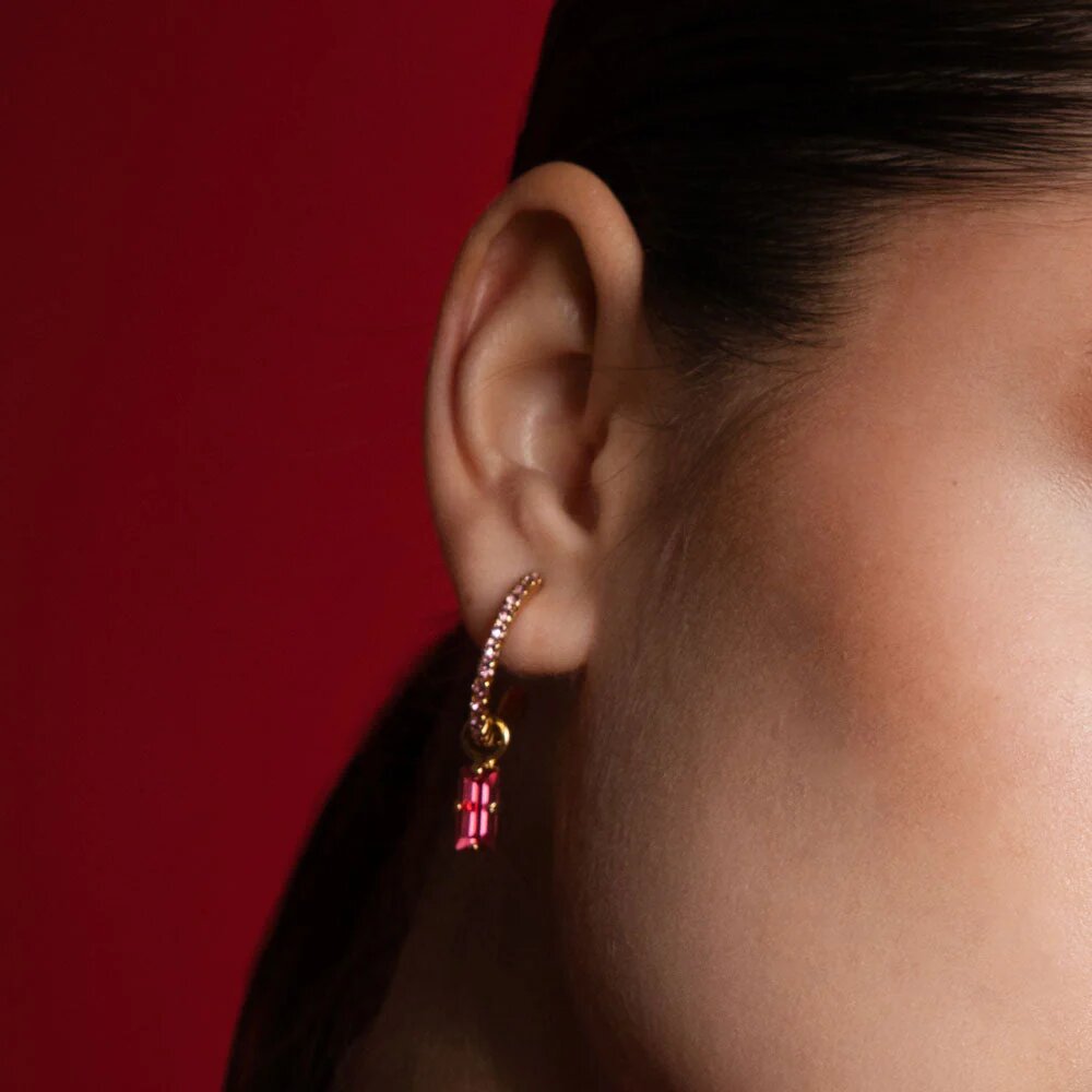 Lucy Earrings / Rose + Light Rose