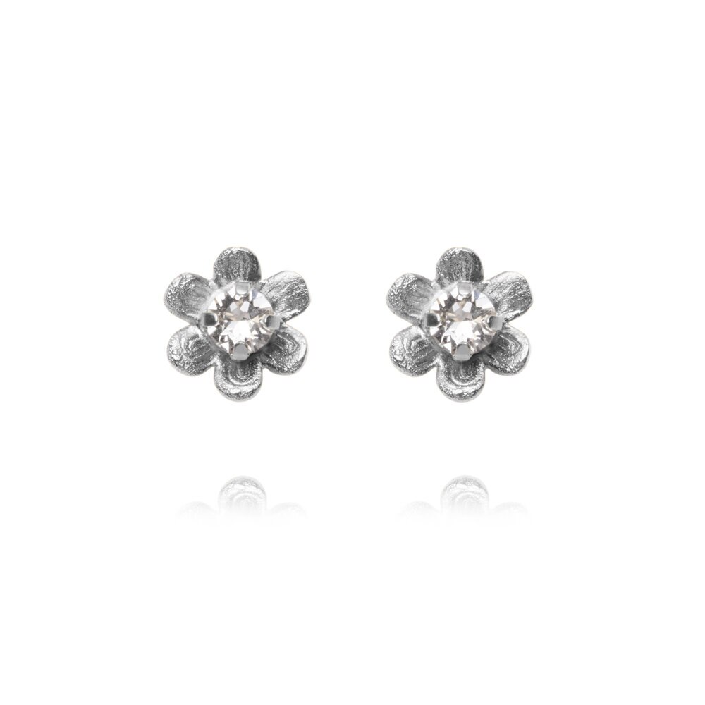 Juni Stud Earrings / Crystal