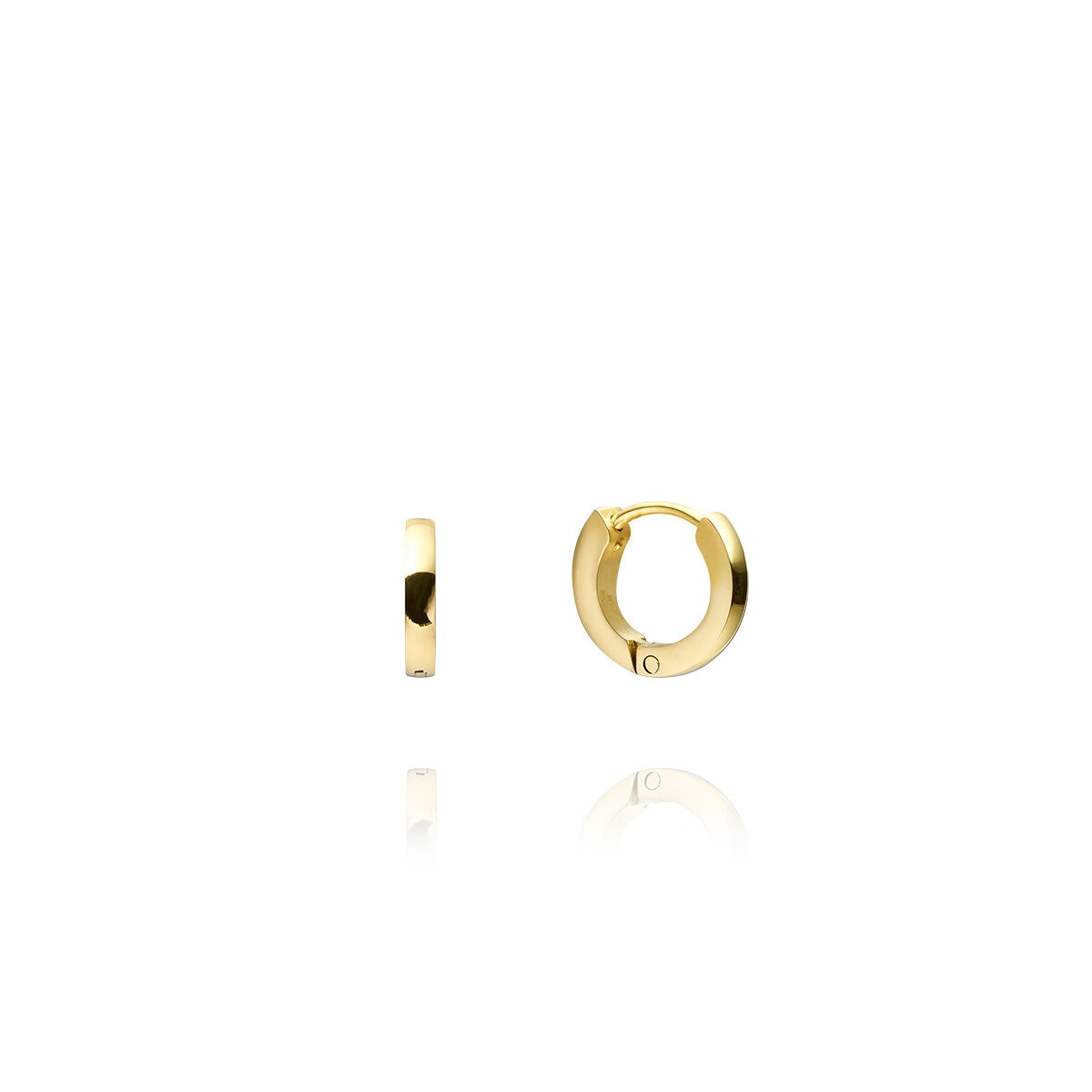 Classic Mini Gold Hoops	