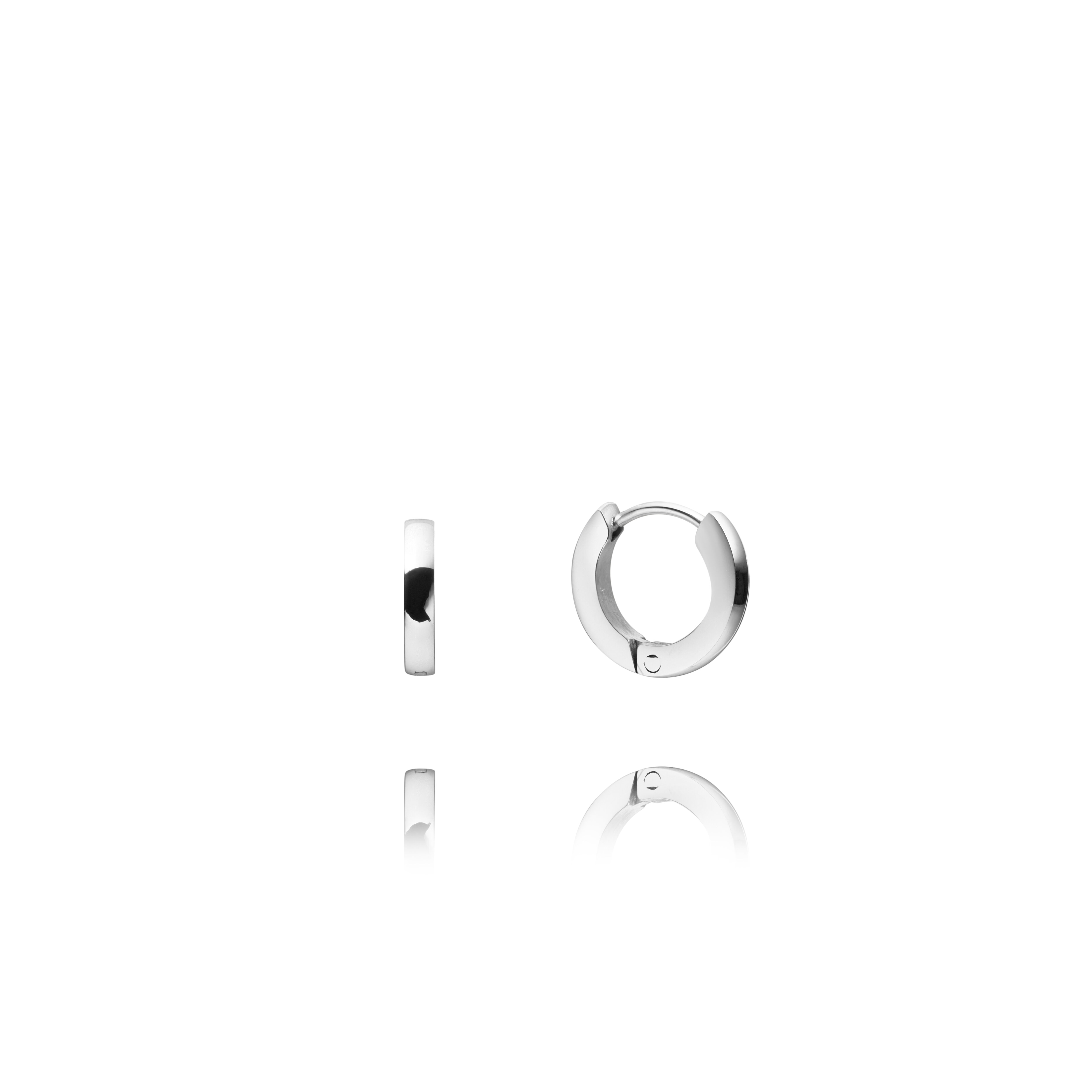 Classic Mini Silver Hoops        