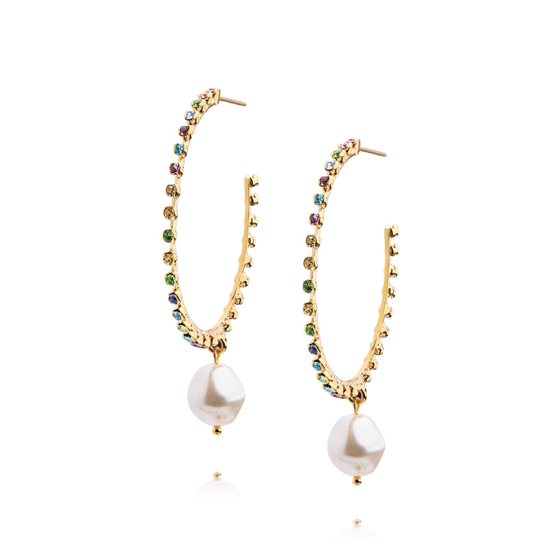 Miro Loop earrings (gold)