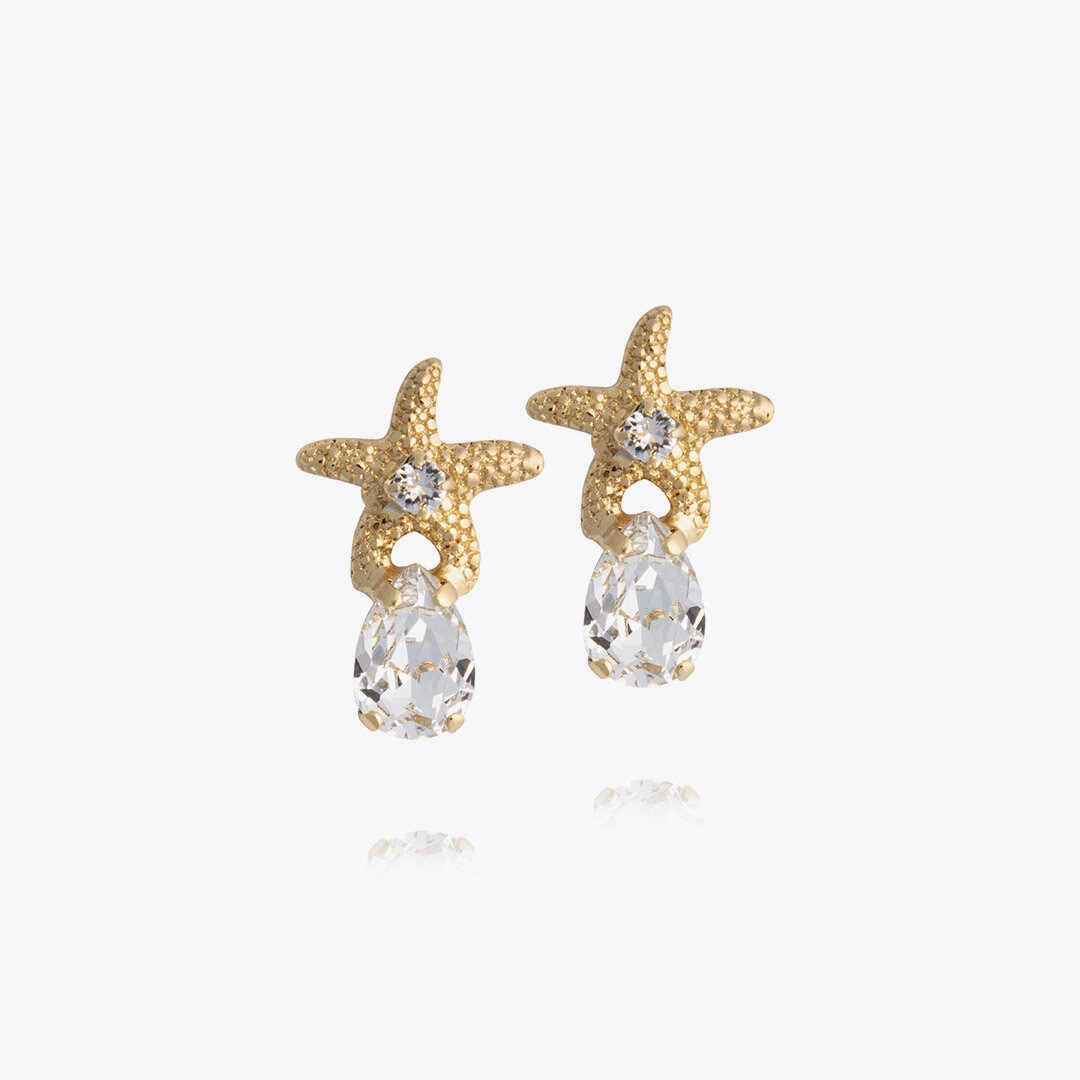 Mini Sea Star earrings (gold)