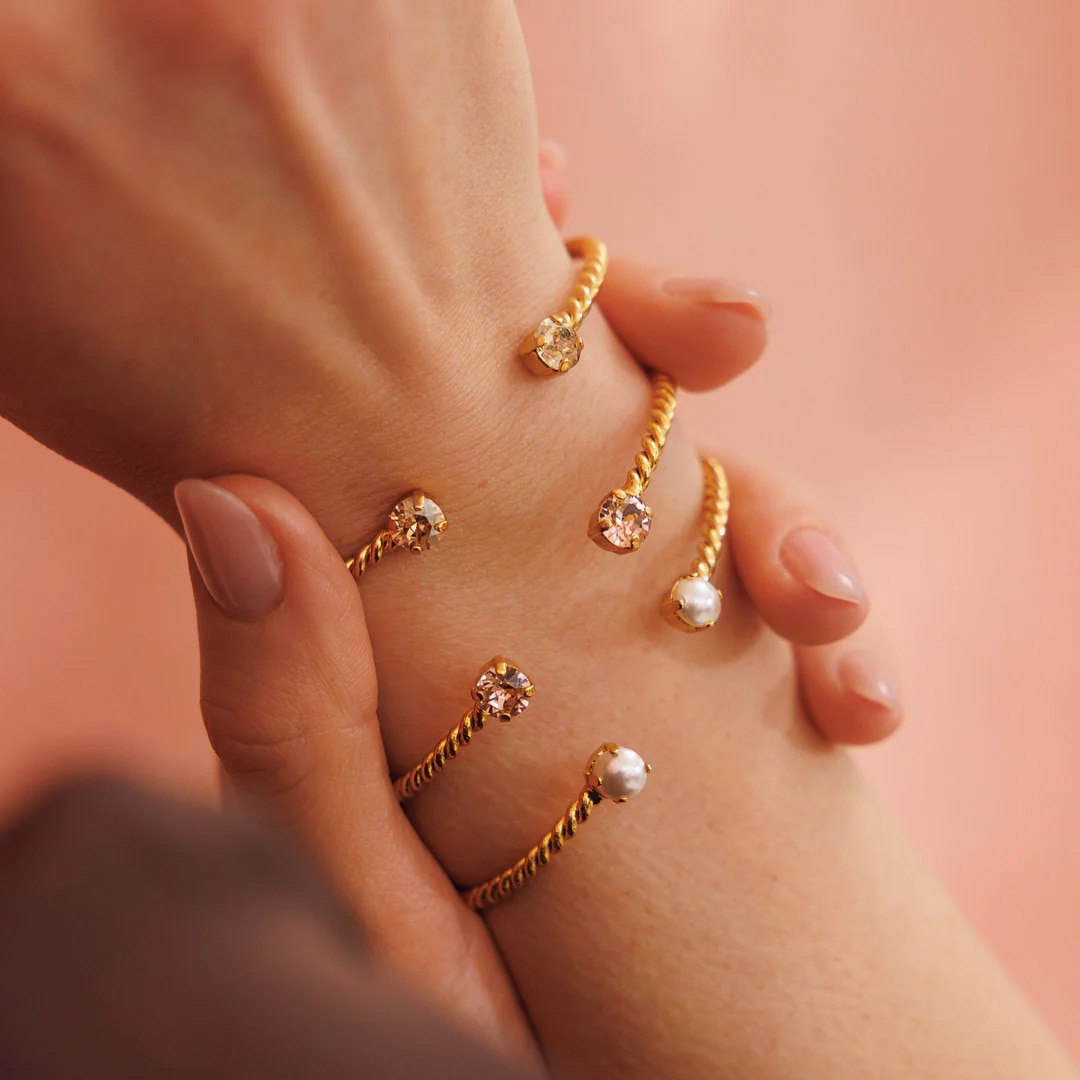 Mini Twisted Bracelet / Golden Shadow 