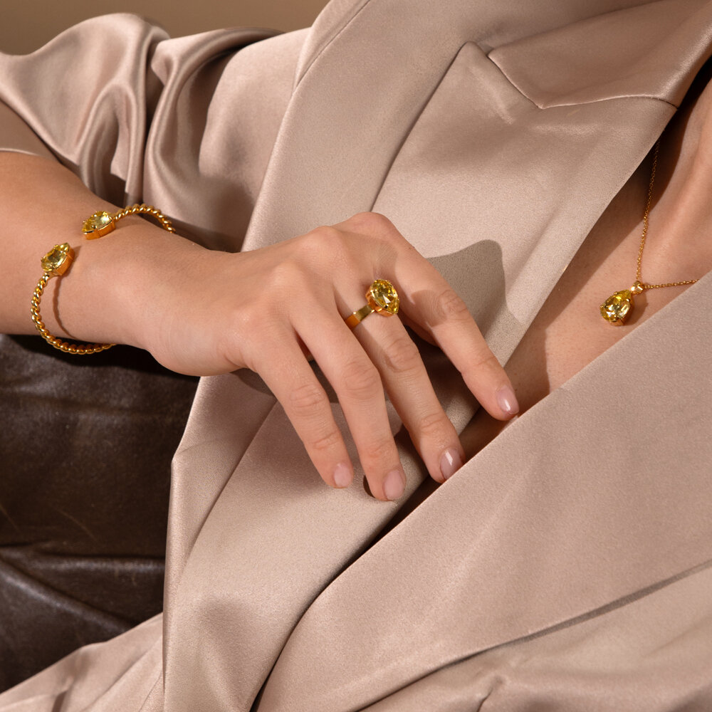 Mini Drop Bracelet / ReCreated™ Dark Jonquil