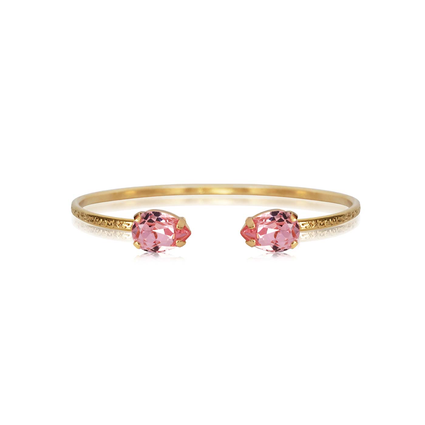 Petite Drop Bracelet / Light Rose