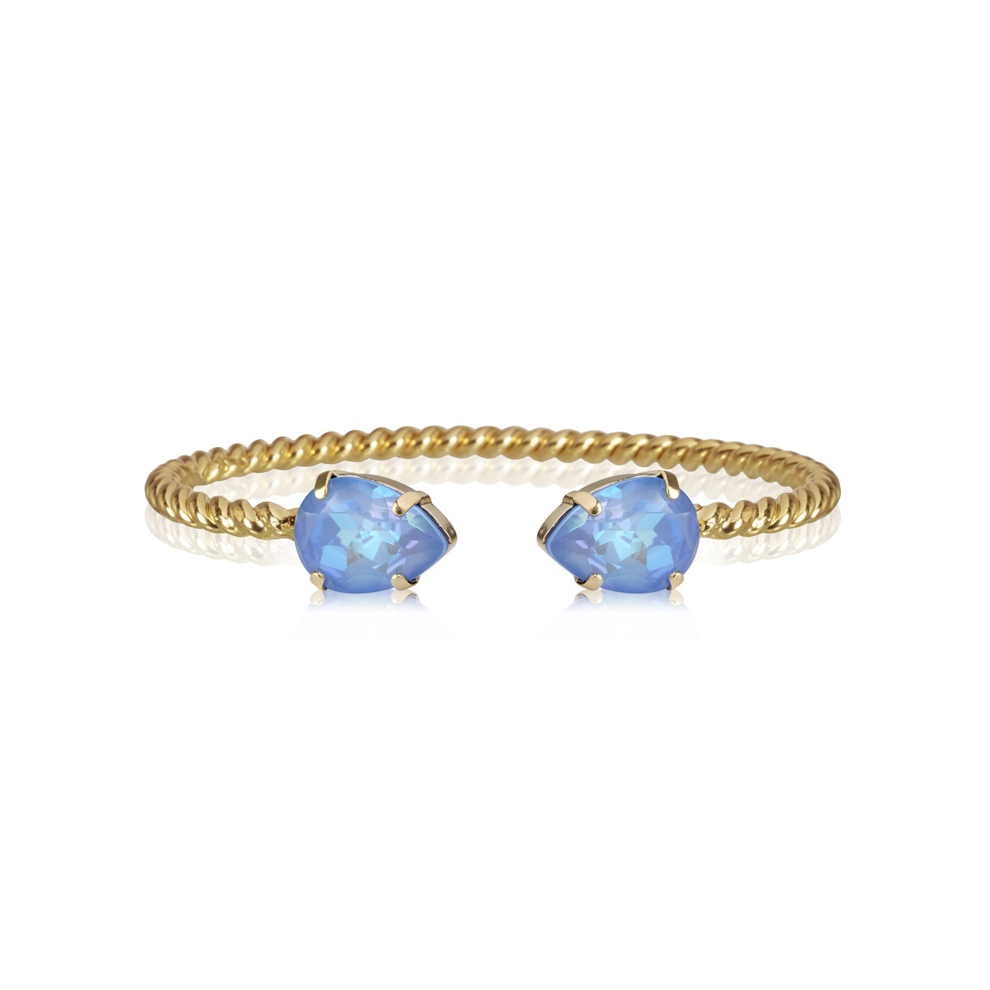 Mini Drop Bracelet Gold Ocean Blue