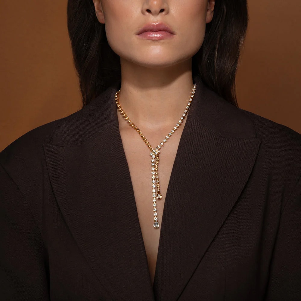 Yvette Necklace / Topaz Combo