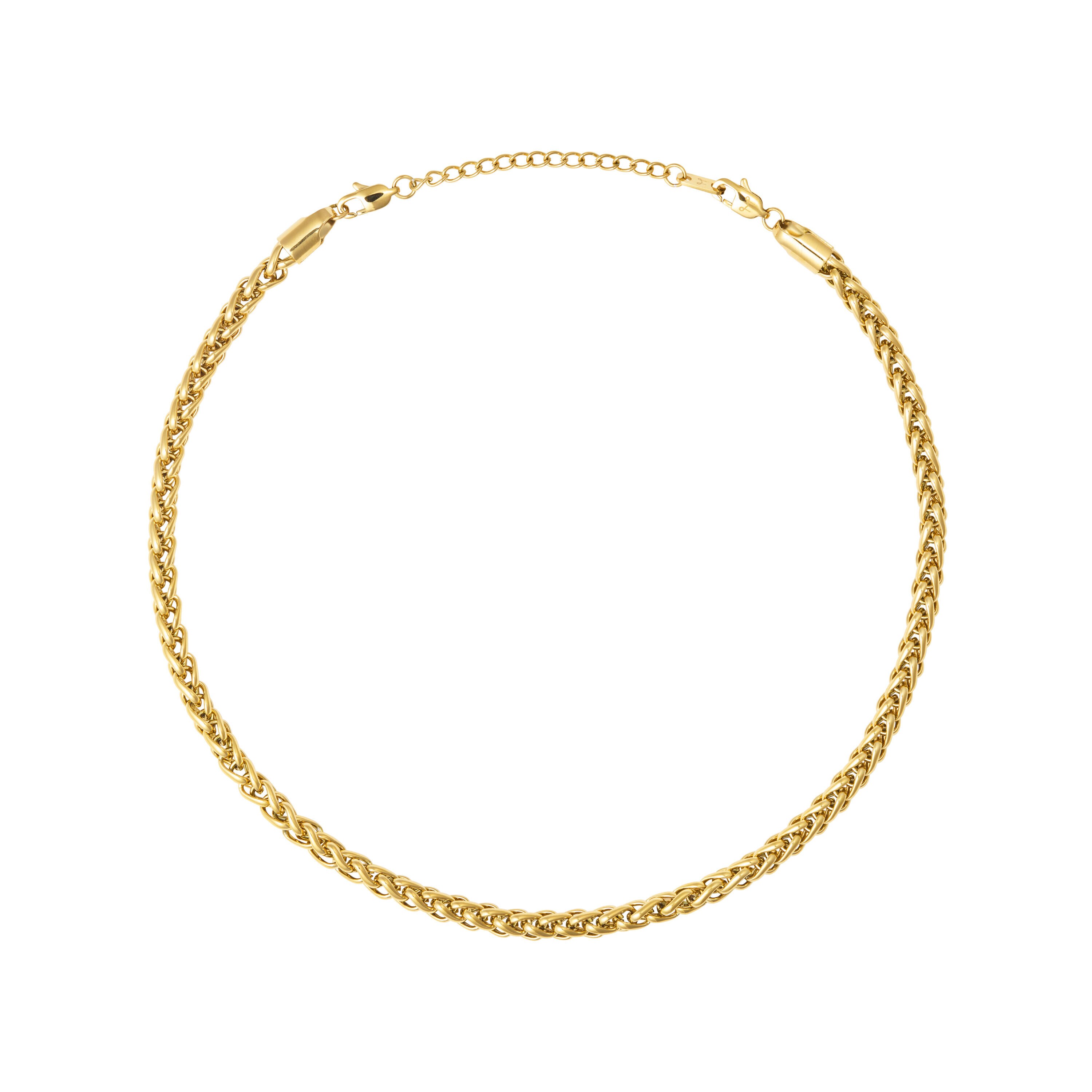 Rebel Chain Gold 400 mm Necklace
