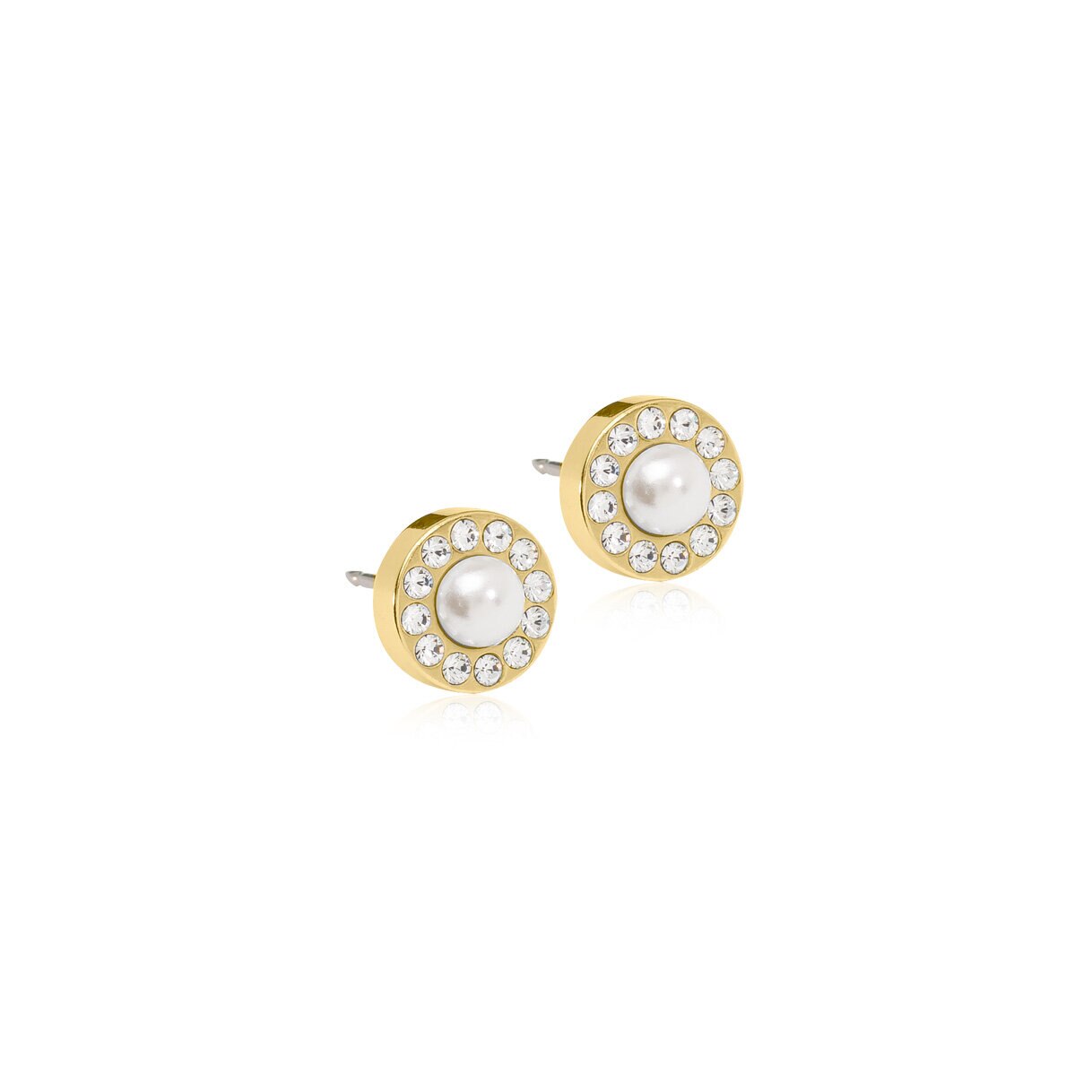 Brilliance Halo Pearl Örhängen 8 mm