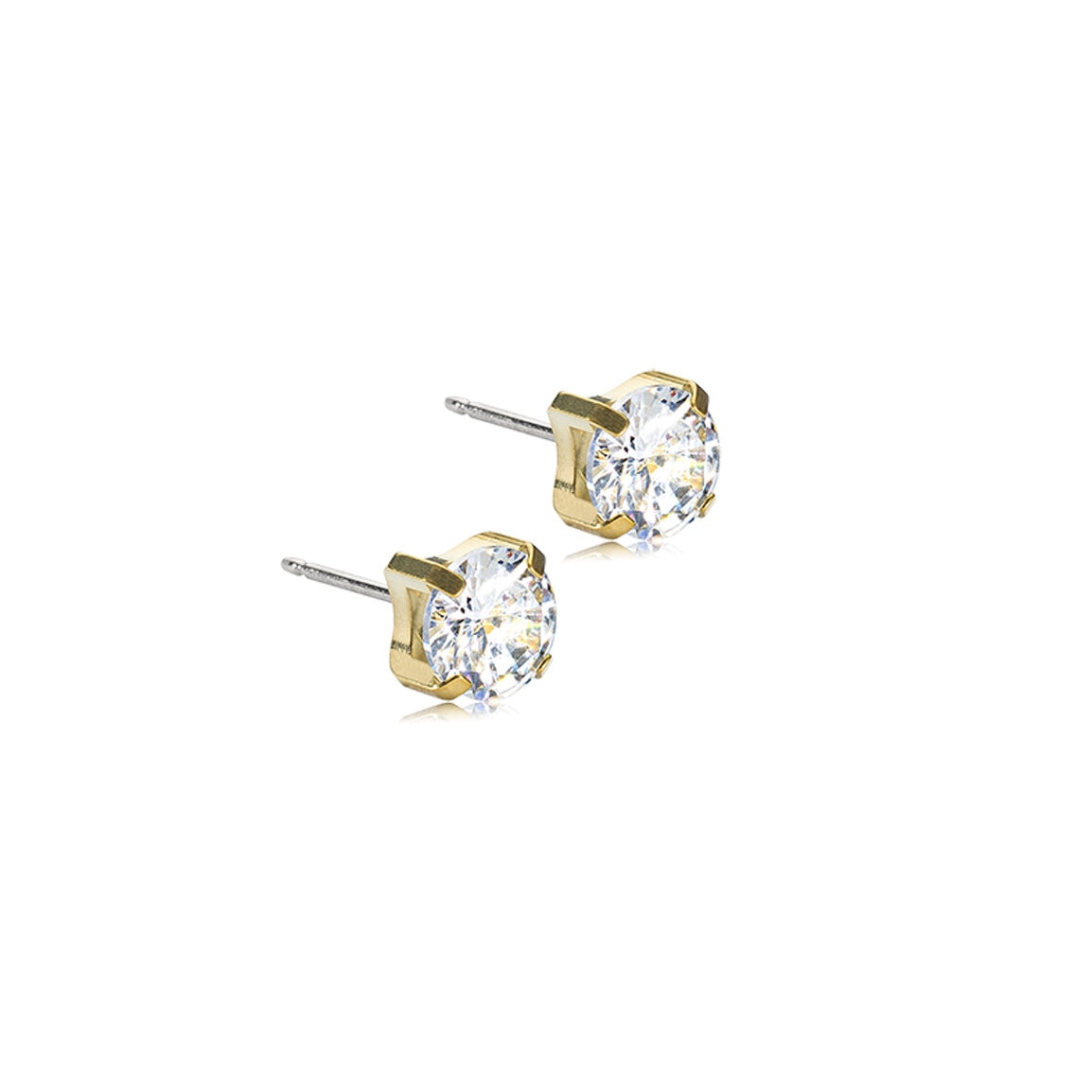 Tiffany Örhängen 7 mm CZ White