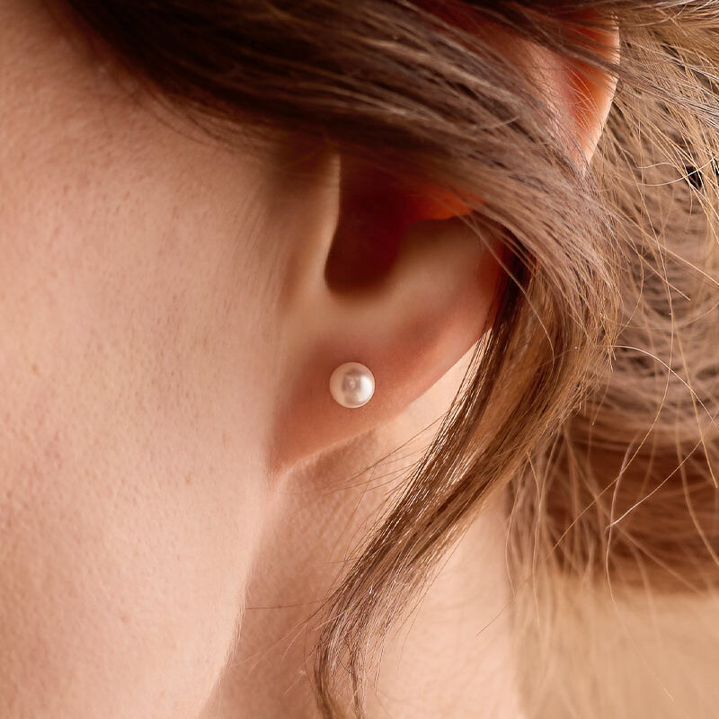 Pearl Örhänge 5 mm