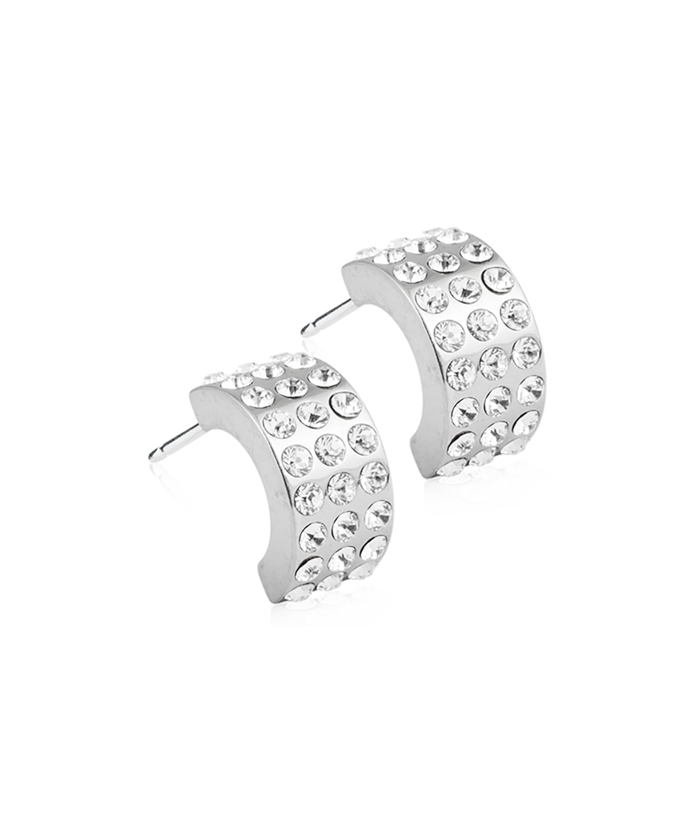 Pendant Grand Brilliance Curved Örhängen 10 mm Crystal