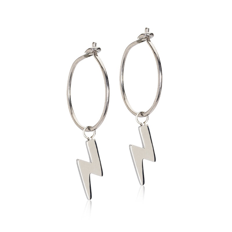 Ear Rings 14 mm Pendant Flash