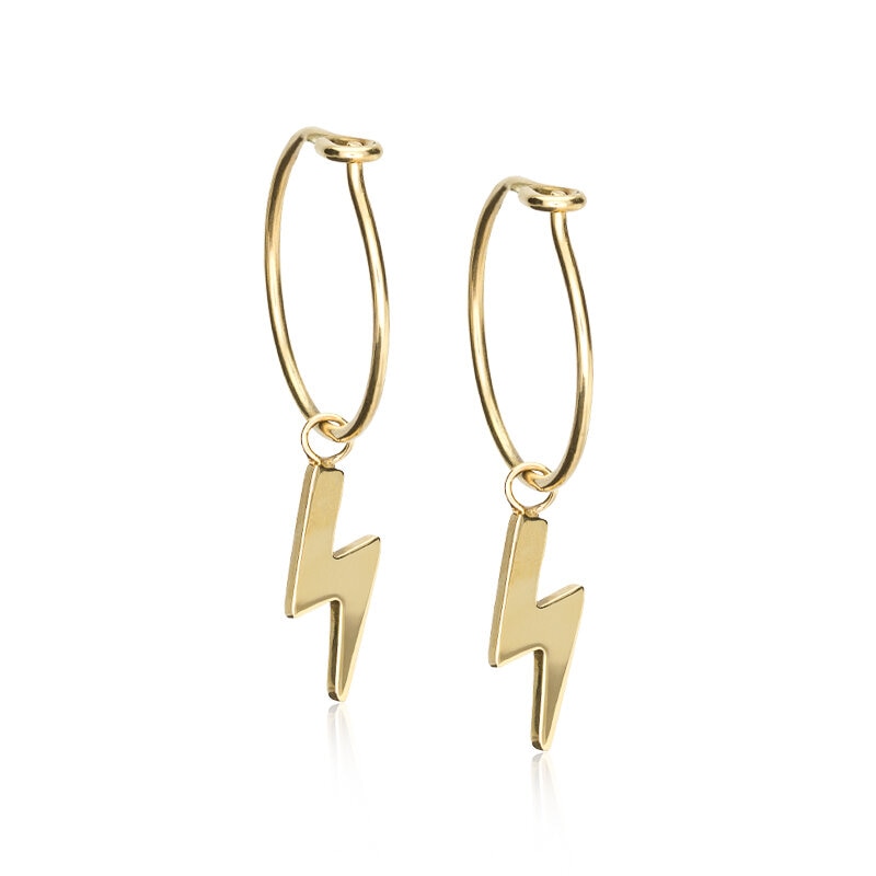 Ear Ring 14 mm, Pendant Flash