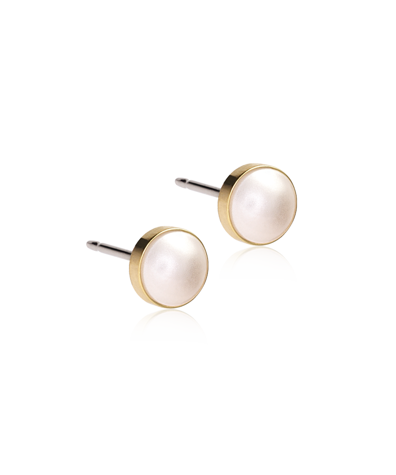 Bezel Pearl Örhängen